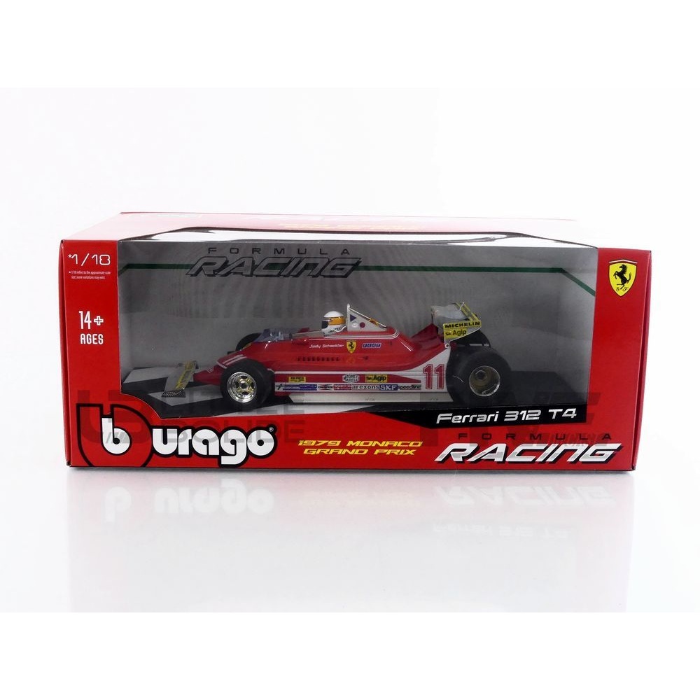 16814 -01545-NUM11 – BBURAGO 1/18 - FERRARI F1 312 T4 - Winner