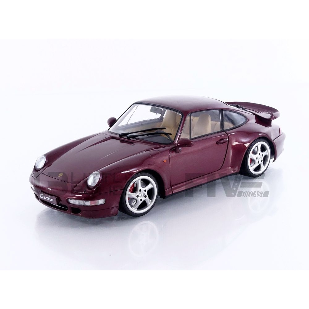 S1810102 – SOLIDO 1/18 - PORSCHE 911 (993) Turbo - 1997 - Five Diecast