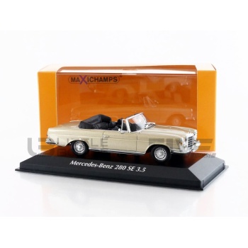maxichamps 43 mercedesbenz 280 se 3.5 cabriolet 1970 road cars convertible