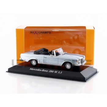 maxichamps 43 mercedesbenz 280 se 3.5 cabriolet 1970 road cars convertible