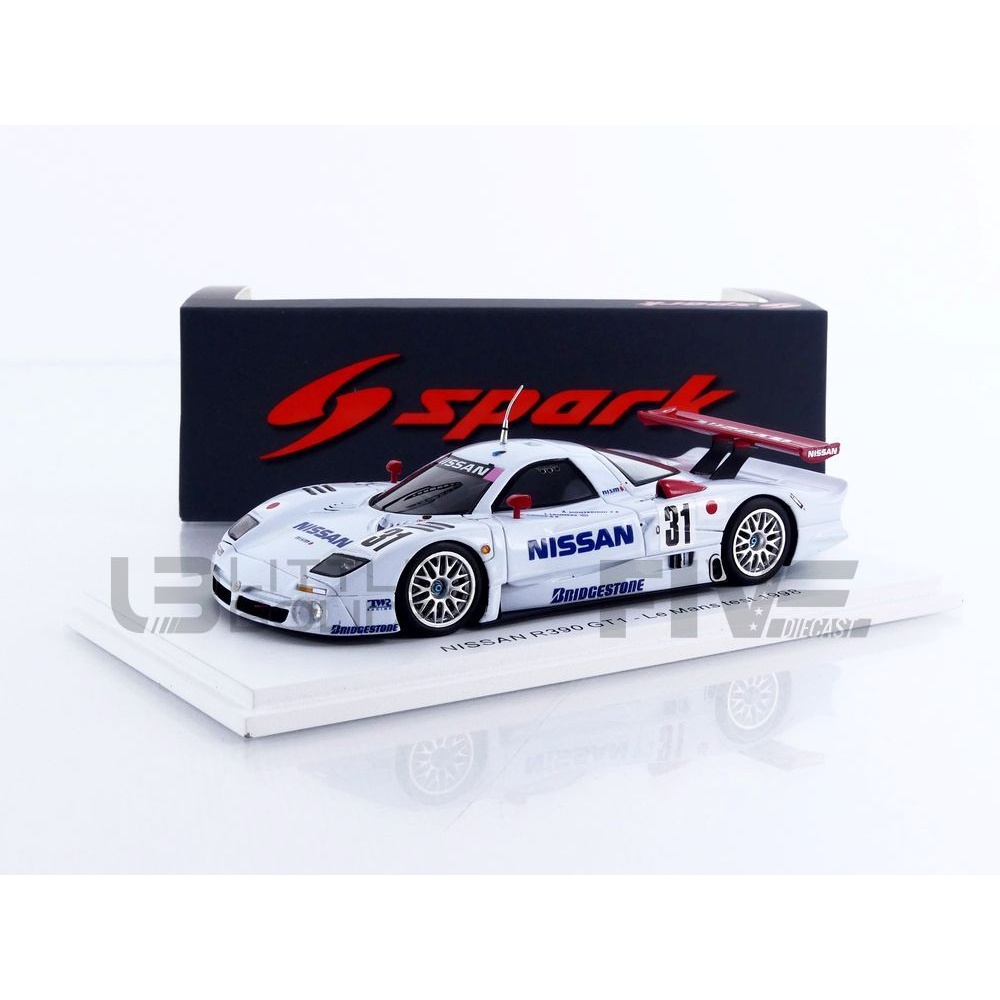 SPARK 1/43 – Nissan R390 GT1 – Test Le Mans 1998 – Réf. S3576 – Résine