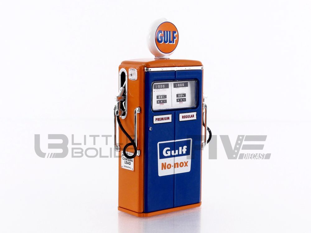 Greenlight 1:18 1954 Tokheim 350 Gulf Gas Pump Collection Series