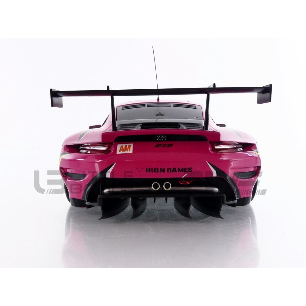 Porsche 911 RSR 24H Du Mans 2023 - Spark 1/18 - Jaune Mat IRON LYNX - Occasion NEUF