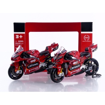 maisto 18 ducati set x2 desmosedici gp23 moto gp season 2023 road cars motorcycle