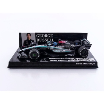 minichamps 43 mercedesamg w15 e performance winner austrian gp 2024 racing cars formula 1