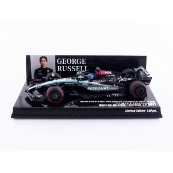 minichamps 43 mercedesamg w15 e performance british gp 2024 racing cars formula 1