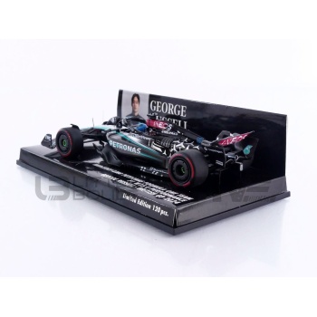 minichamps 43 mercedesamg w15 e performance  british gp 2024 racing cars formula 1