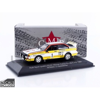 cmr 43 audi sport quattro a2  winner rallye monte carlo 1984 racing cars rallye