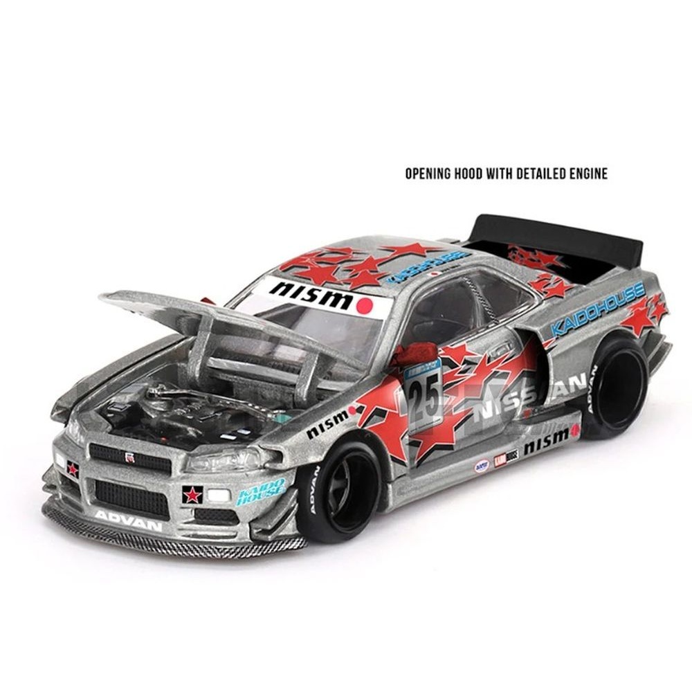 KHMG197 – MINI GT 1/64 - NISSAN Skyline GT-R (R34) Kaido Star
