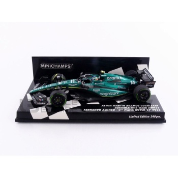 minichamps 43 aston martin amr23 2nd dutch gp 2023 racing cars formula 1
