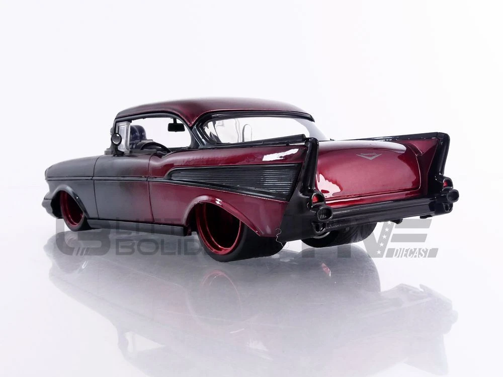 35528BK – JADA TOYS 1/24 - CHEVROLET Bel Air - 1957 - Five Diecast