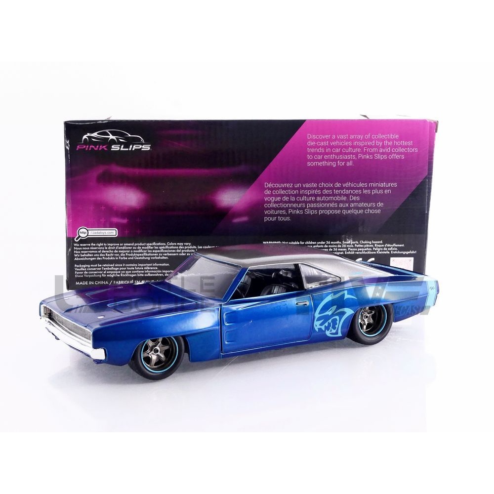 36009BL – JADA TOYS 1/24 - DODGE Charger Widebody - 1968 - Five