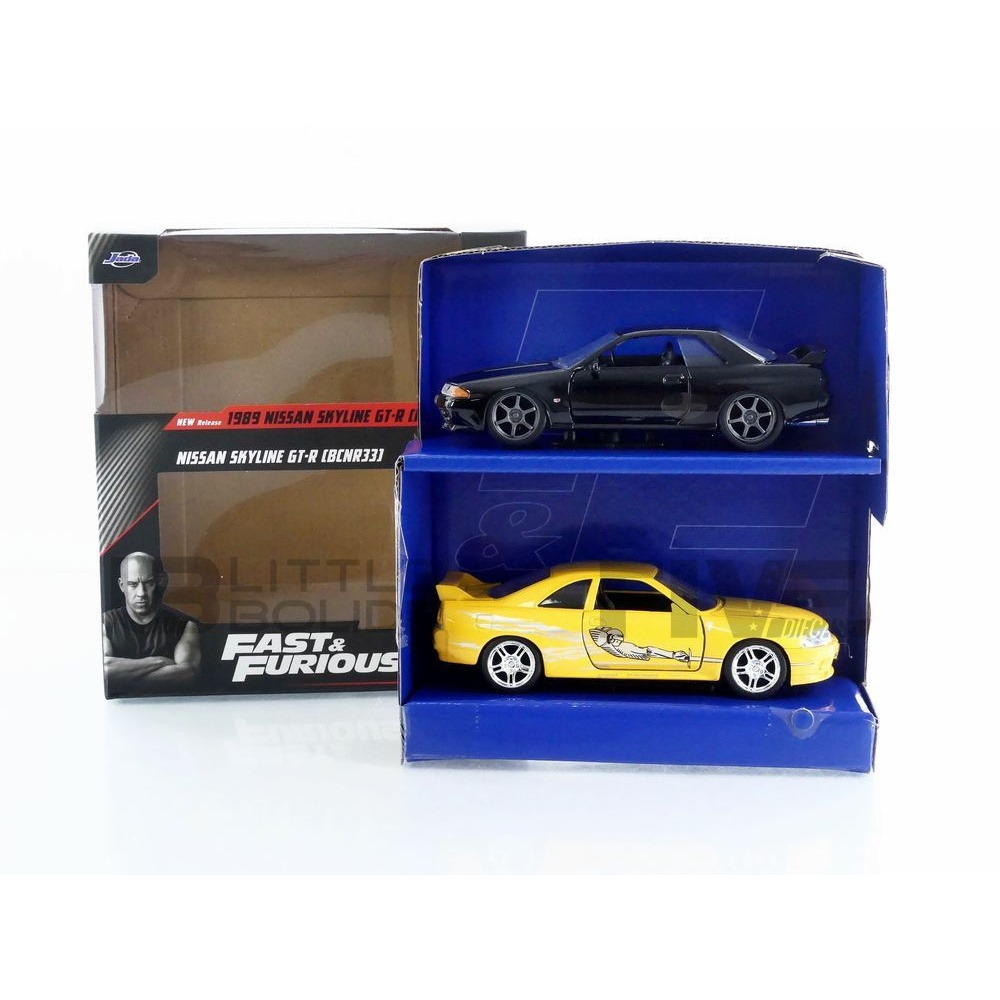 35696BK – JADA TOYS 1/32 - NISSAN Skyline GTR (R32) & (R33) Twin