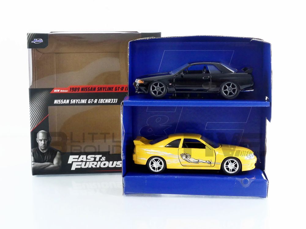 35696BK – JADA TOYS 1/32 - NISSAN Skyline GTR (R32) & (R33) Twin