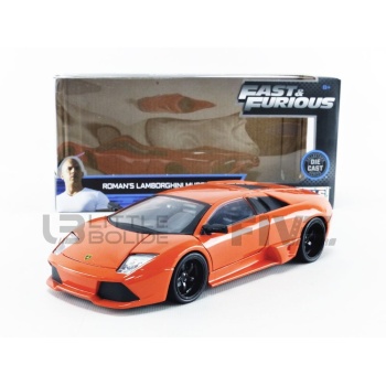 jada toys 24 lamborghini murcielago  roman  fast and furious movie and music