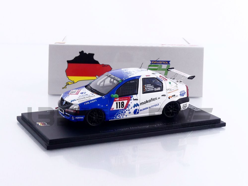 SPARK 1/43 - DACIA LOGAN - NURBURGRING 2022 SG858 | eBay