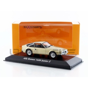maxichamps 43 alfaromeo 1600 junior z (115) 1972 road cars coupe