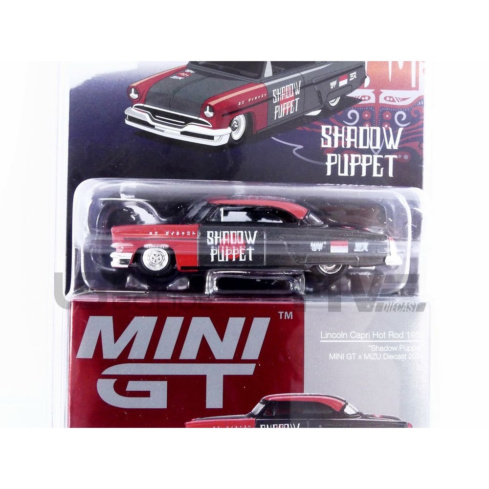 MGT00874-BL – MINI GT 1/64 - LINCOLN Capri Hot Rod Shadow Puppet
