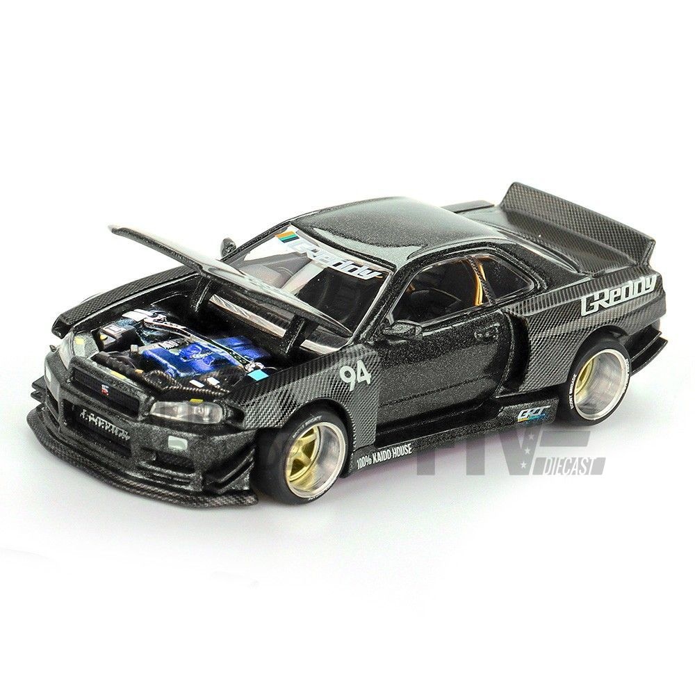 KHMG222 – MINI GT 1/64 - NISSAN Skyline GT-R (R34) Kaido Works