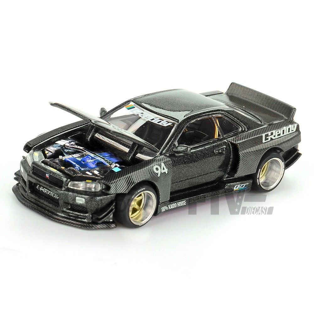 KHMG222 – MINI GT 1/64 - NISSAN Skyline GT-R (R34) Kaido Works