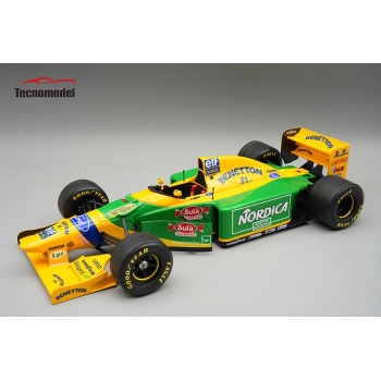 tecnomodel mythos 18 benetton b193b test car barcelona 1993 racing cars formula 1