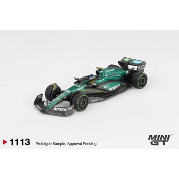 mini gt 64 aston martin amr24  canadian gp 2024 racing cars formula 1