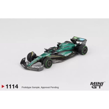 mini gt 64 aston martin amr24  canadian gp 2024 racing cars formula 1