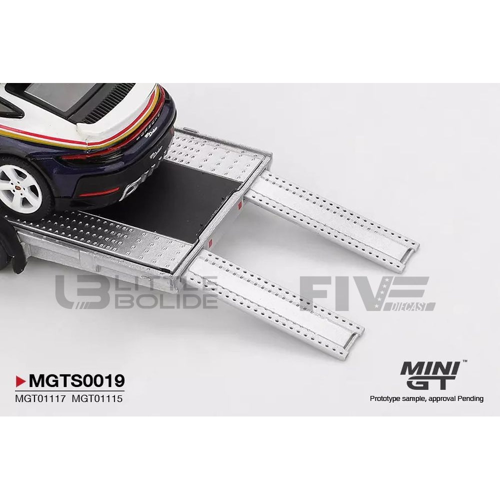 MGTS0019 – MINI GT 1/64 - VOLKSWAGEN ID Buzz + Porsche 911 Dakar