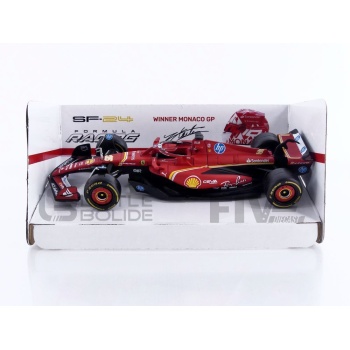 bburago 43 ferrari sf24  winner monaco gp 2024 racing cars formula 1