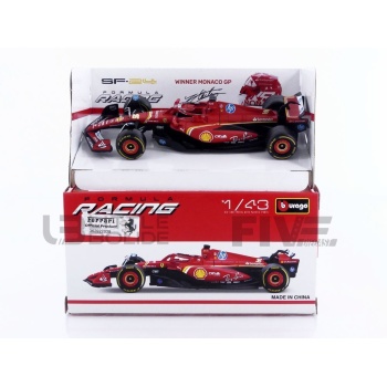 bburago 43 ferrari sf24 winner monaco gp 2024 racing cars formula 1