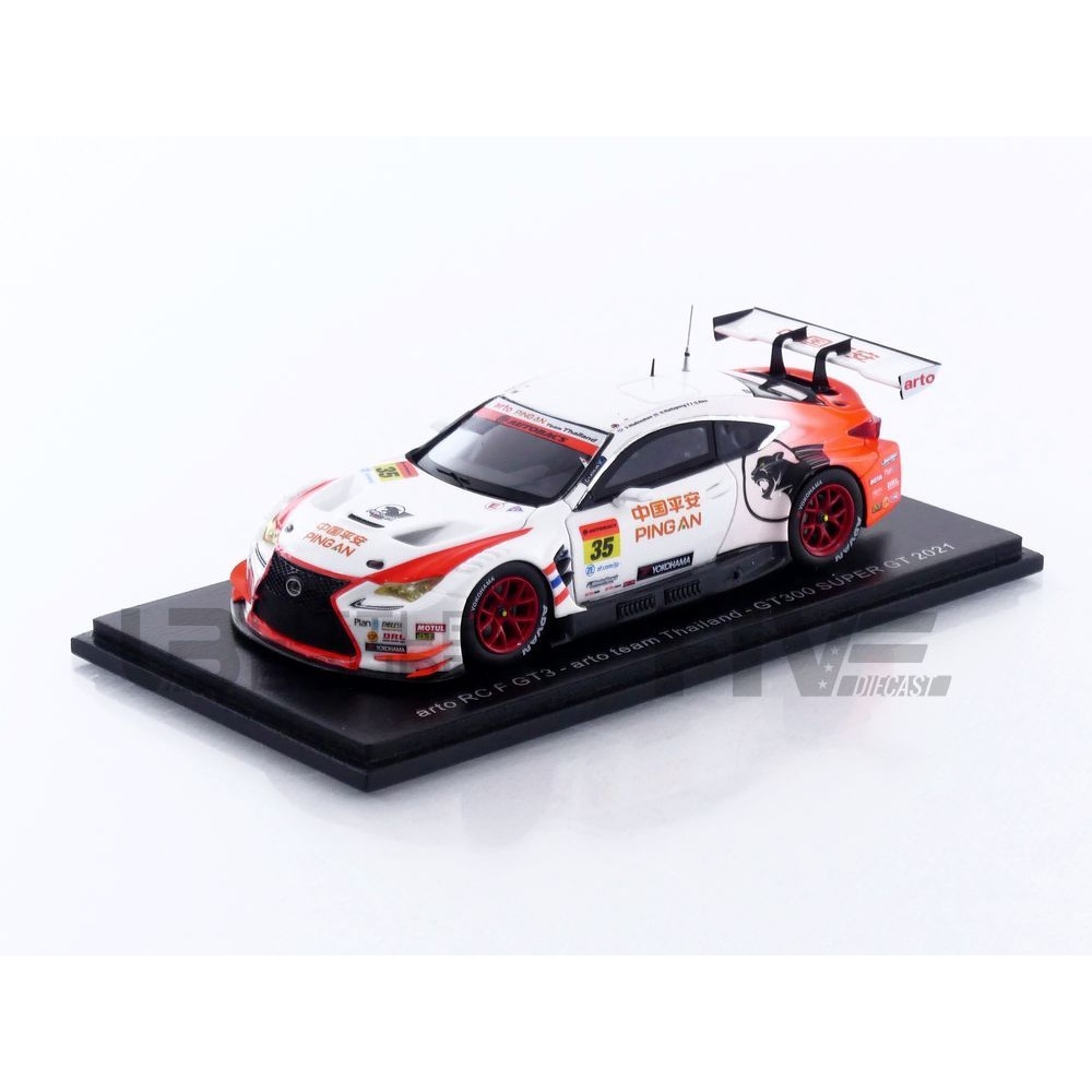 SGT015 – SPARK 1/43 - LEXUS RC F GT3 - Super GT 2021 - Five Diecast