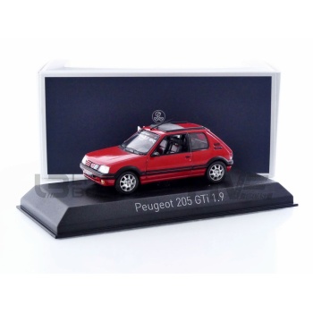 norev 43 peugeot 205 gti 1.9 1991 road cars coupe