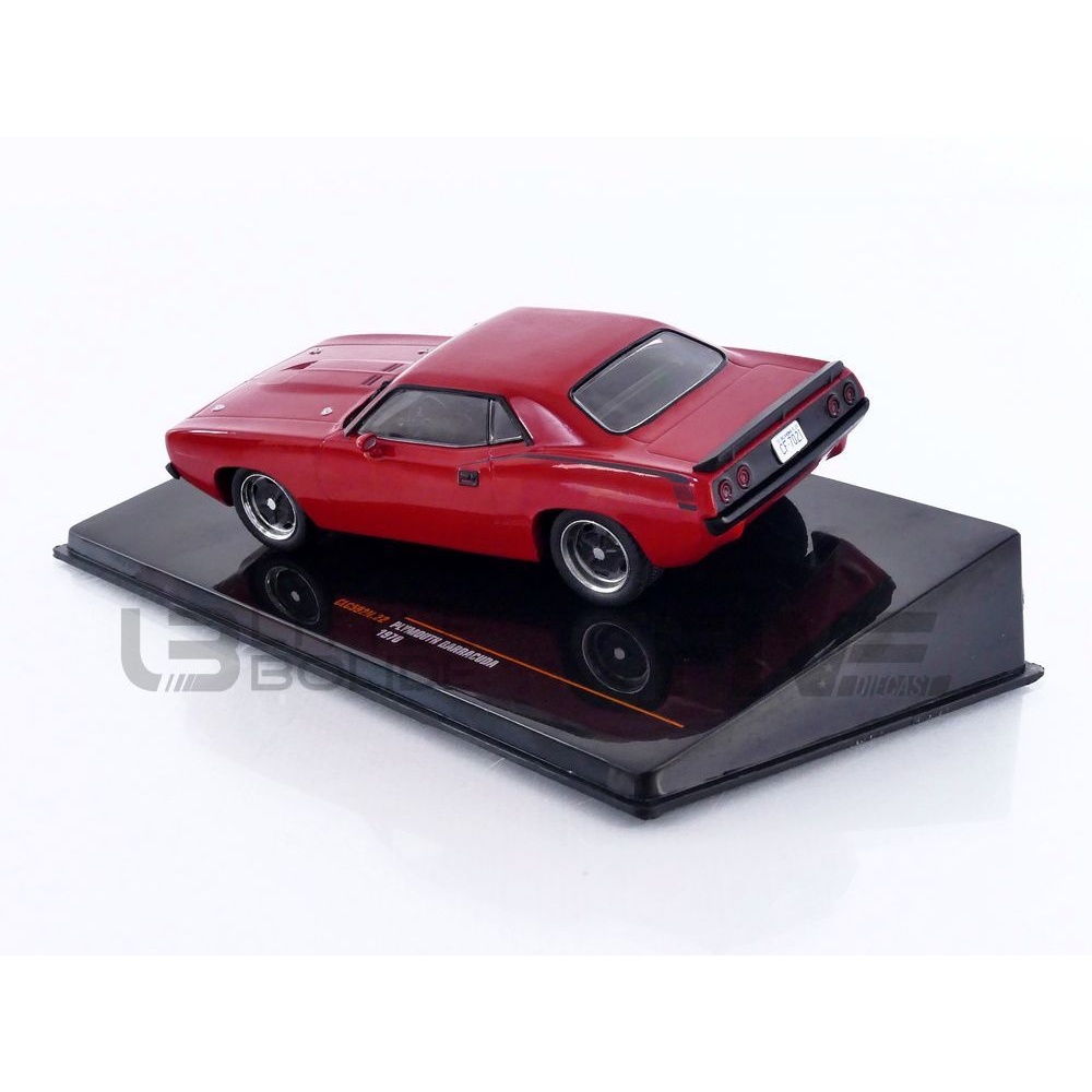 CLC592N – IXO 1/43 - PLYMOUTH Barracuda Custom - 1970 - Five Diecast