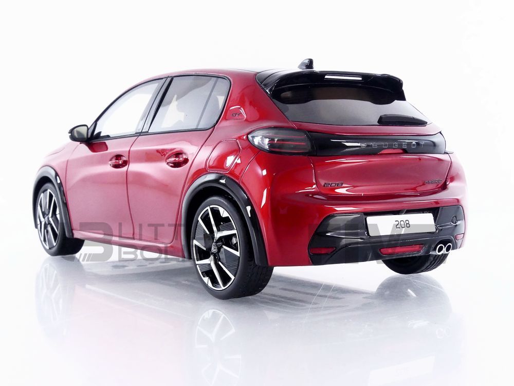 OTTO 1/18 プジョー 208 GT 2024 (エリクサーレッド) OT1163 – OTTO MOBILE 1/18 - PEUGEOT 208 GT Hybrid - 2024 - Five