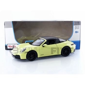 maisto 18 porsche 911 (992.2) targa 4 gts hybrid 2025 road cars convertible