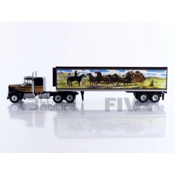 W83431001 – WERK 83 1/43 - KENWORTH W925 Semi-trailer Truck Smokey
