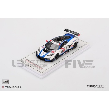 truescale miniatures 43 chevrolet corvette z06 gt3.r 12h sebring 2025 racing cars racing gt