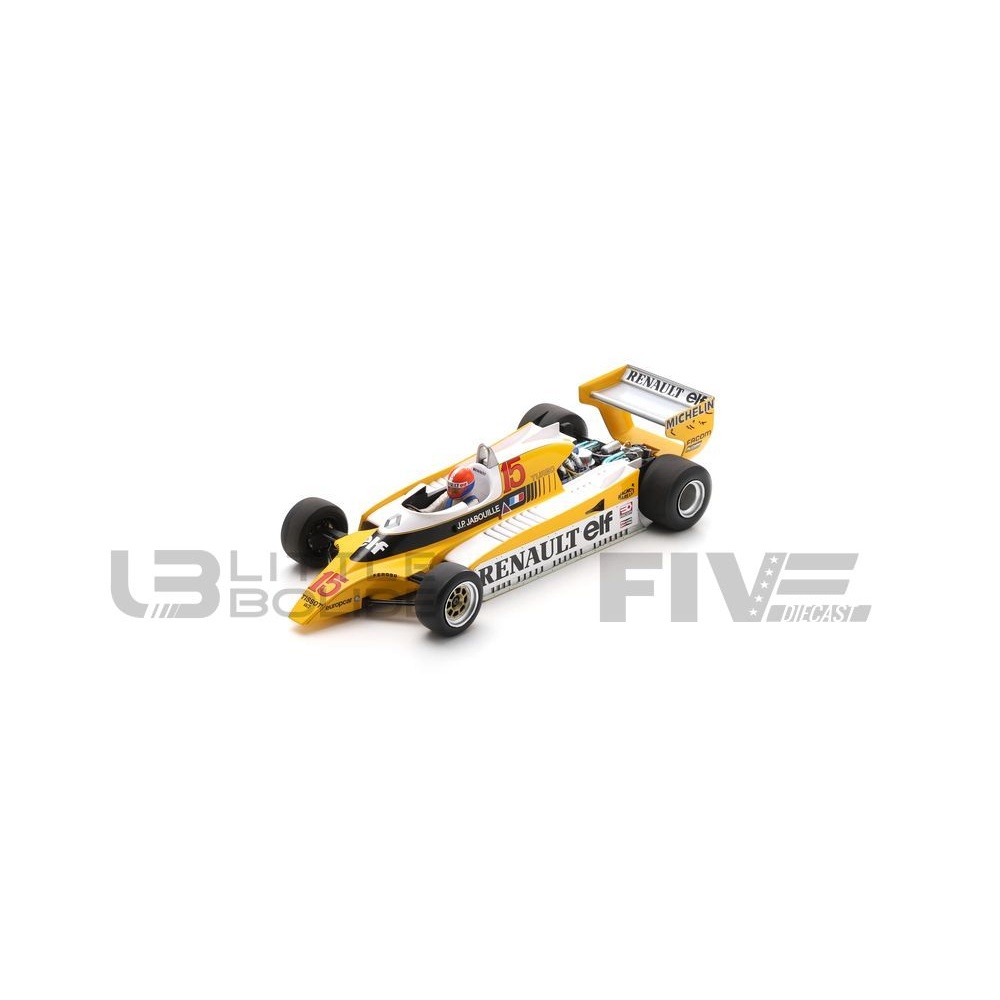 18S447 – SPARK 1/18 - RENAULT RE20 - Winner Austrian GP 1980 (J-P