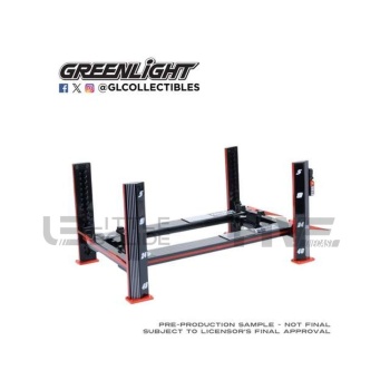 greenlight collectibles 18 accessoires pont elevateur 4 colonnes hendrick motorsports accessories garage