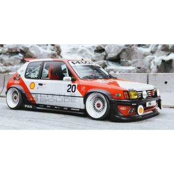 solido 18 peugeot 205 gti black fish m tribute 1990 racing cars rallye