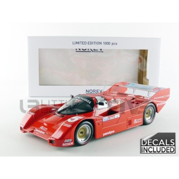 norev 18 porsche 962 c imsa winner 12h sebring 1986 racing cars prototypes