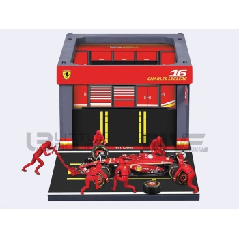 36862L – BBURAGO 1/43 - FERRARI SF-24 Pit Pass Diorama Playset