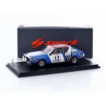 spark 43 renault 17 tour de corse 1974 racing cars rallye
