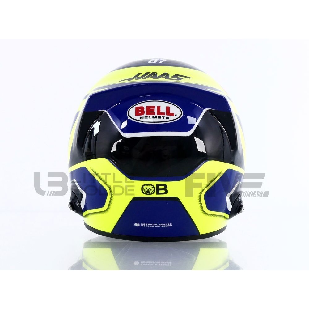 MINI HELMET 1/2 - CASQUE GIFT POLE POSITION DRIVER FE - JULIUS BAER 2019 4100035
