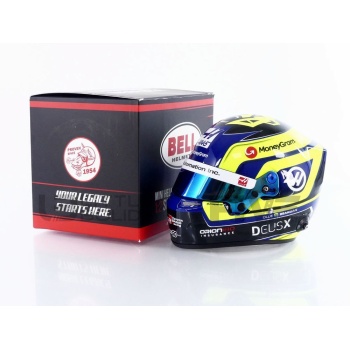mini helmet 2 casque oliver bearman haas f1 2025 accessories mini helmets