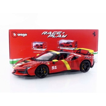 bburago 18 ferrari sf90 xx 24h le mans winner livery 2023 racing cars racing gt