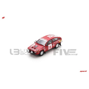 spark 43 alfaromeo gtv6 rallye safari 1983 racing cars rallye