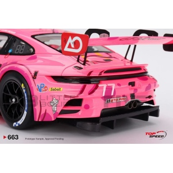 top speed 18 porsche 911 (992) gt3 r  imsa detroit gp 2025 racing cars racing gt