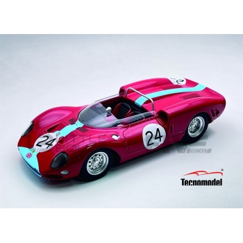 tecnomodel mythos 18 ferrari 365 p2 spyder guards trophy brands hatch 1965 racing cars prototypes