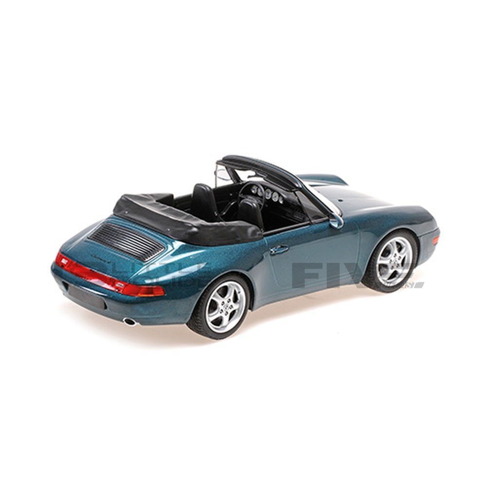 MAXICHAMPS Porsche 911 964 Carrera 2 Targa Cabrio Dunkel Grün Fast Schwarz Metallic 1988-1994 1/43 Minichamps Modell Auto